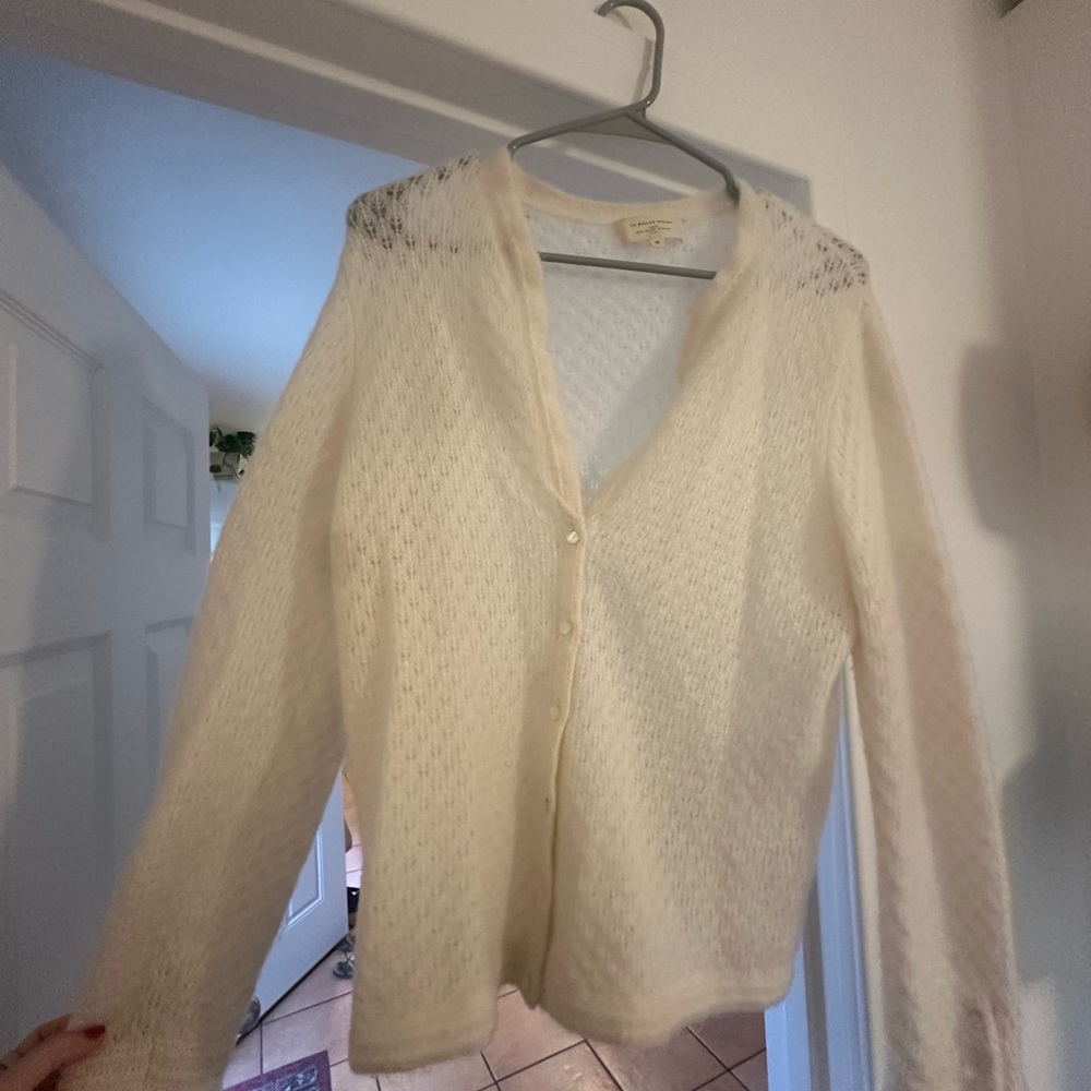 Sezane Cream Women's Sweater